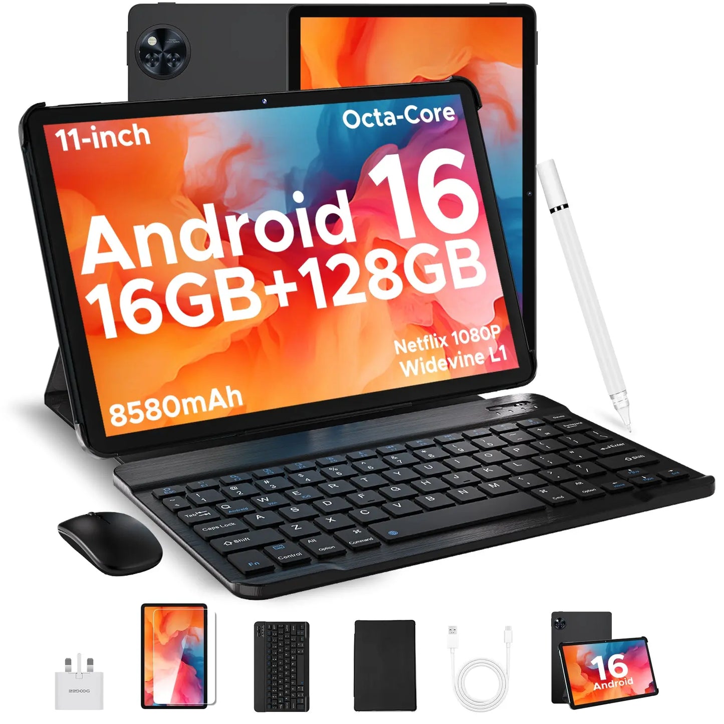 DOOGEE U11 Android 16 11 inch HD IPS Display 8580mAh Tablet DOOGEE