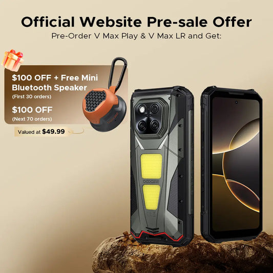 [Pre Sale]DOOGEE V Max Play/V Max LR: A Rugged 5G Smartphone with Project, Measure doogee.com