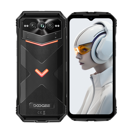 DOOGEE V Max Plus 512GB Large Memory 22000mAh Large Battery Android 14 Rugged Phone